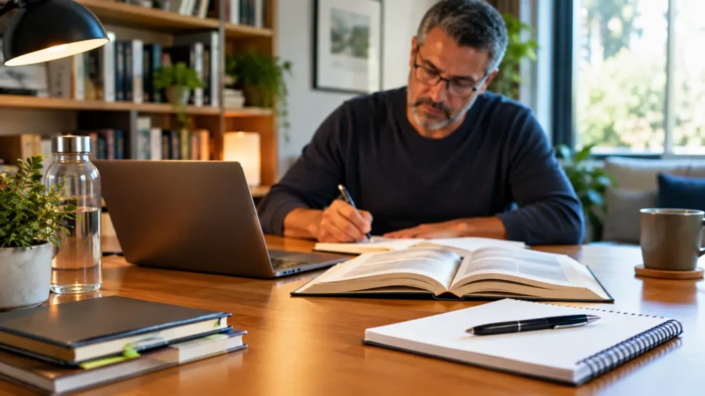 Ambiente organizado favorece a concentração nos estudos na vida adulta