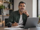 Pessoa brasileira planejando novos caminhos para empreender depois dos 40